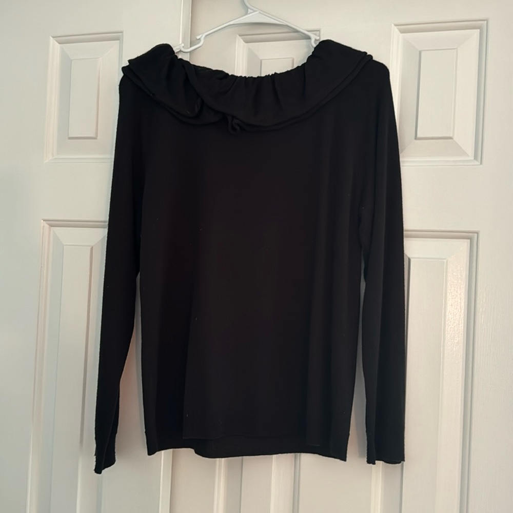 New York & Company dressy black long sleeve size large